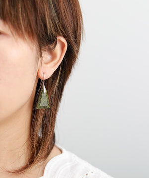 Stone Drop Earrings – Peace