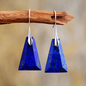 Stone Drop Earrings – Peace