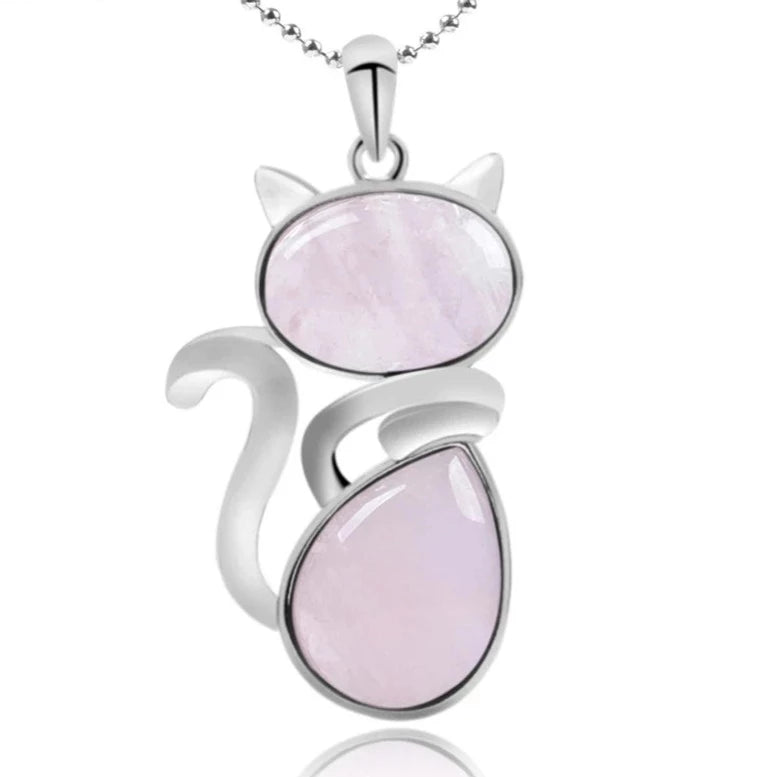 Cat Crystal Necklaces