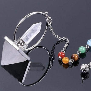 7 Chakra Crystal Pendulum -Pendulums My Zen Temple