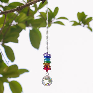 7 Chakra Crystal Suncatcher -Decoration Objects My Zen Temple