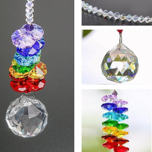 7 Chakra Crystal Suncatcher -Decoration Objects My Zen Temple