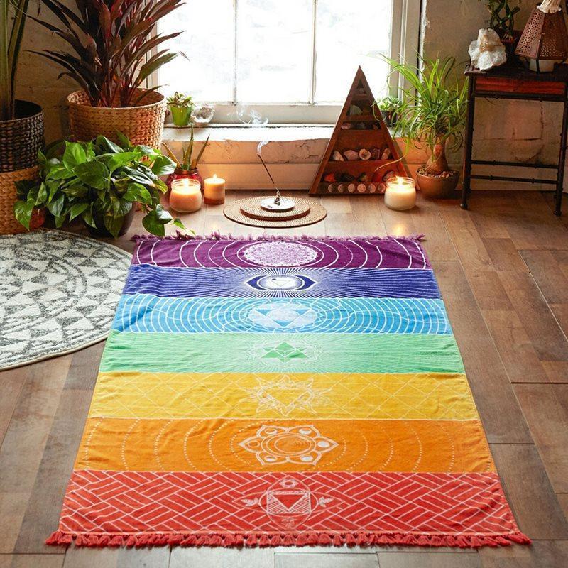7 Chakra &quot;Harmony&quot; Tapestry -Tapestries &amp; Wall Decorations My Zen Temple