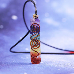 7 Chakra Resin Necklace – Balance - My Zen Temple
