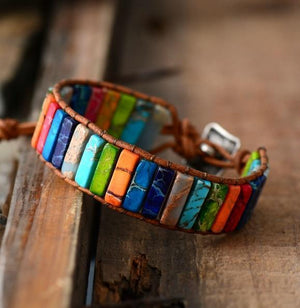 7 Chakra Wrap Bracelet – Balance - My Zen Temple