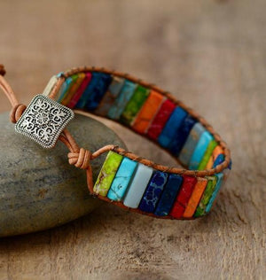7 Chakra Wrap Bracelet – Balance - My Zen Temple
