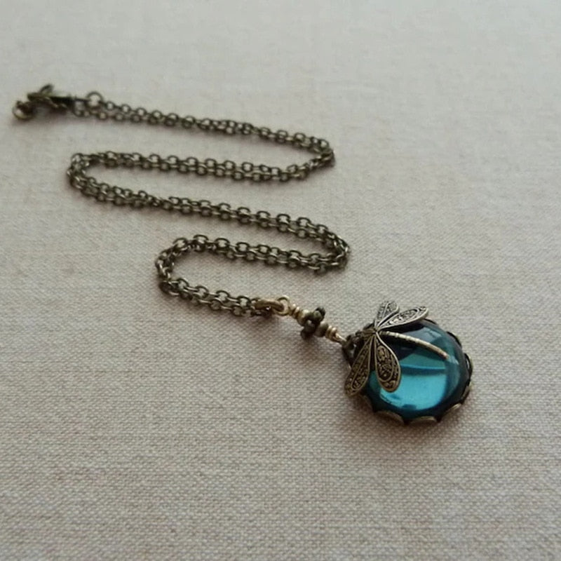 Dragonfly Bronze Necklaces