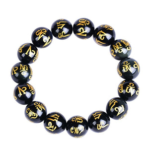 Black Obsidian Tibetan Bracelets