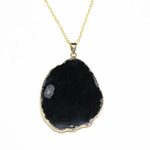 Agate Stone Necklace – Balance - My Zen Temple