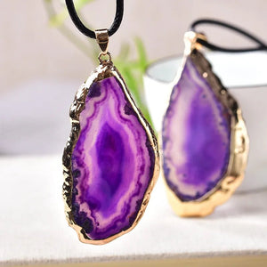 Agate Stone Necklace – Balance - My Zen Temple