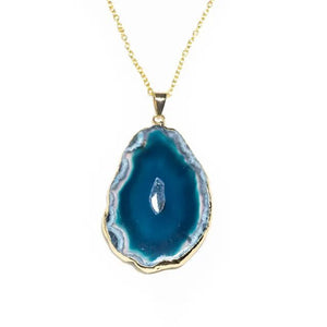 Agate Stone Necklace – Balance - My Zen Temple