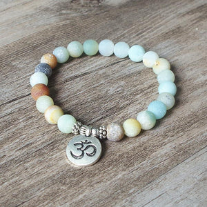 Amazonite Bead Bracelet -Malas and Bracelets My Zen Temple