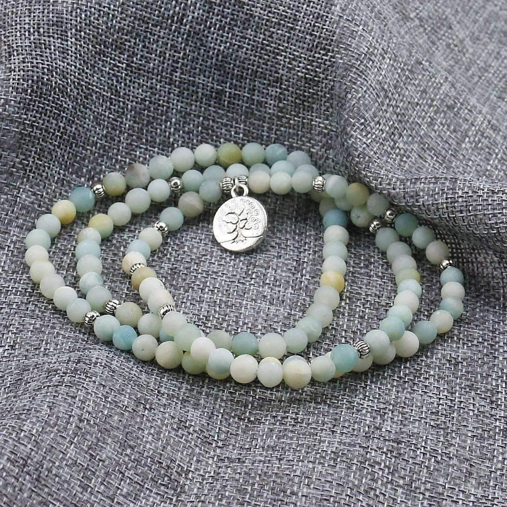 Amazonite mala sale bracelet