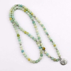 Amazonite Mala Bracelet -Malas and Bracelets My Zen Temple