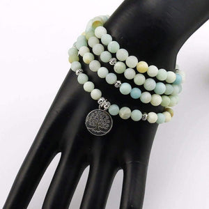 Amazonite Mala Bracelet -Malas and Bracelets My Zen Temple