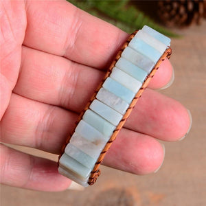 Amazonite Wrap Bracelet -Malas and Bracelets My Zen Temple