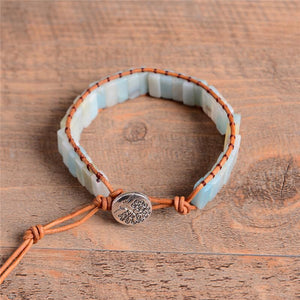 Amazonite Wrap Bracelet -Malas and Bracelets My Zen Temple