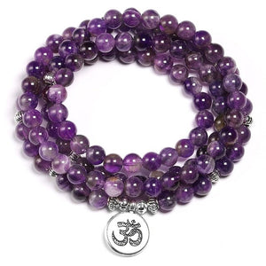 Amethyst Mala Bracelet – Intuition - My Zen Temple