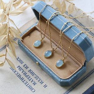 Aquamarine Necklace – Calm - My Zen Temple