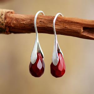 Stone Dangle Earrings – Healing