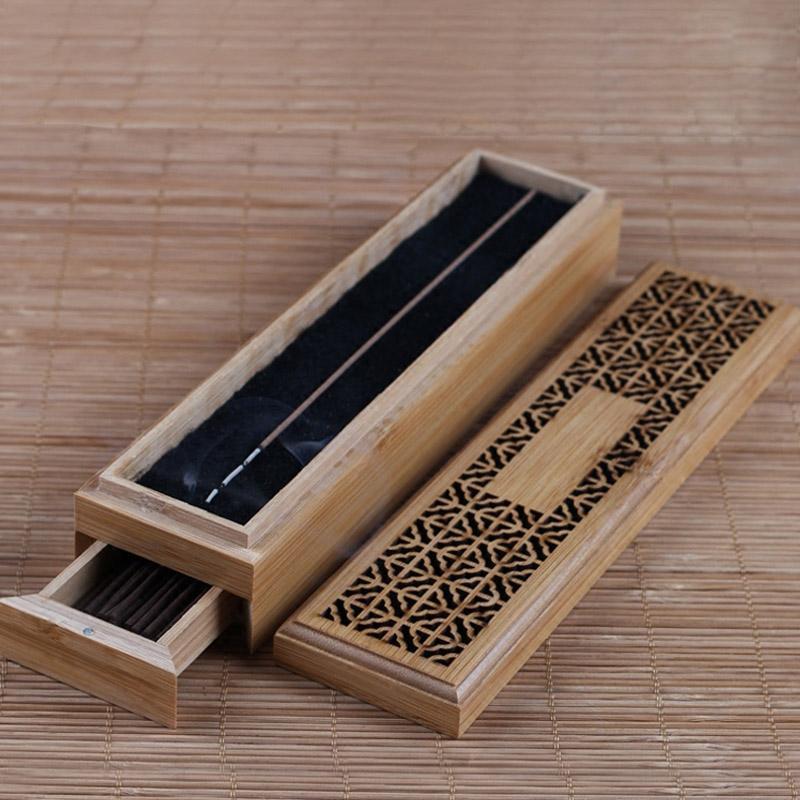 Bamboo Incense Burner Box -Incense My Zen Temple