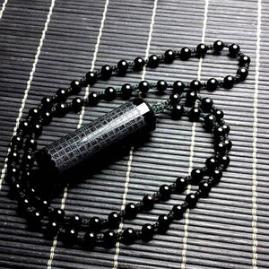 Black Obsidian Necklace – Wealth - My Zen Temple
