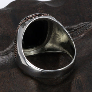 Black Onyx Ring s925 Silver -Rings My Zen Temple