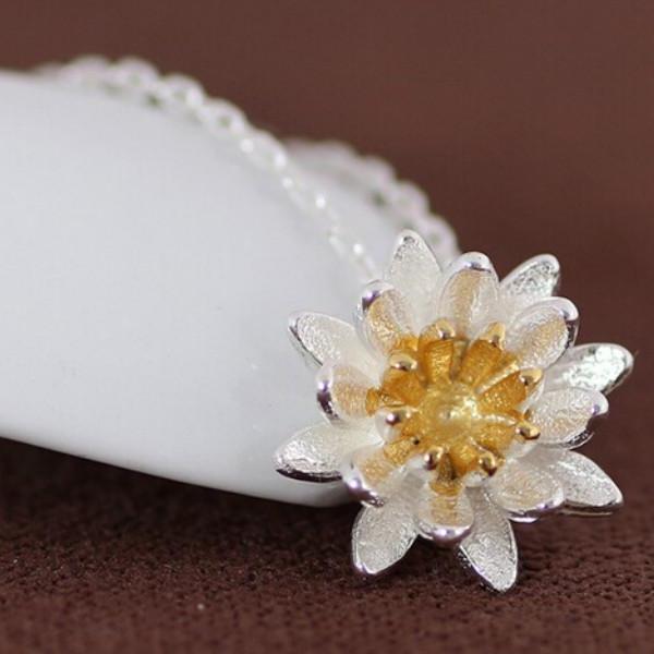 Blooming Lotus Necklace -Necklaces My Zen Temple
