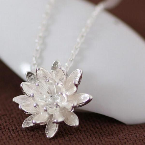 Blooming Lotus Necklace -Necklaces My Zen Temple