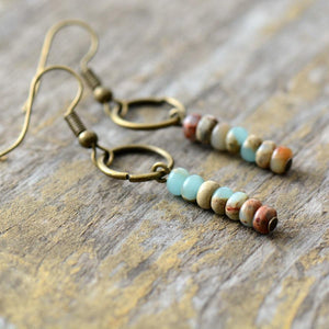 Bohemian Jasper Earrings -Earrings My Zen Temple
