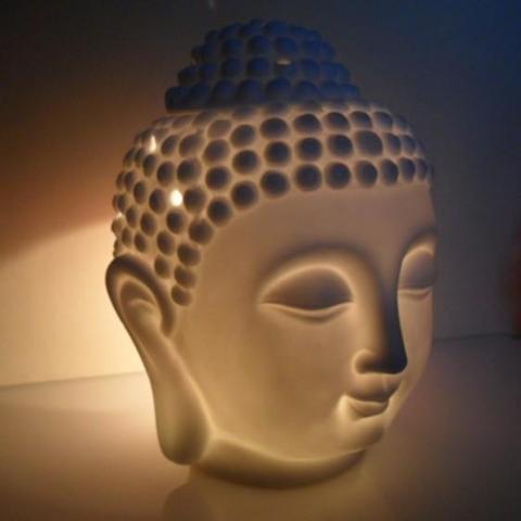 Buddha Head Oil Burner -Decoration Objects My Zen Temple