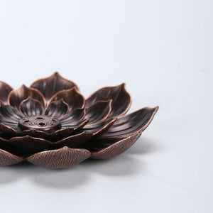 Buddhism Lotus Incense Burner -Incense & Incense Burners My Zen Temple
