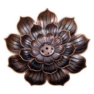 Buddhism Lotus Incense Burner -Incense & Incense Burners My Zen Temple