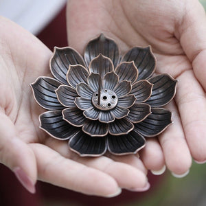 Buddhism Lotus Incense Burner -Incense & Incense Burners My Zen Temple