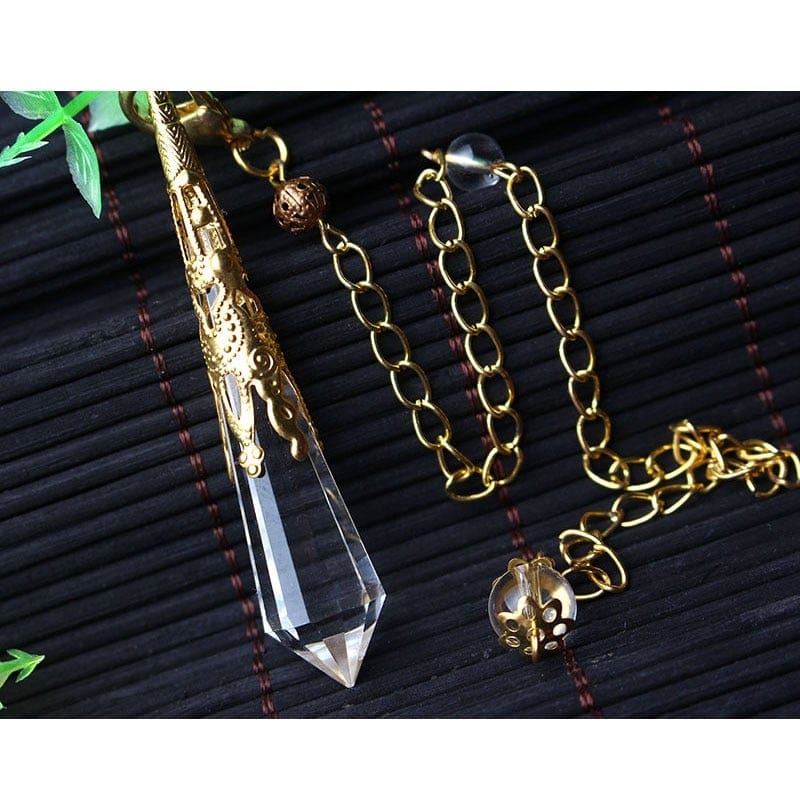 Clear Crystal Pendulums for Dowsing - My Zen Temple