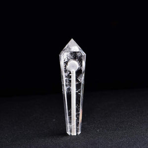 Clear Quartz Crystal Pipe -Crystal Pipes My Zen Temple