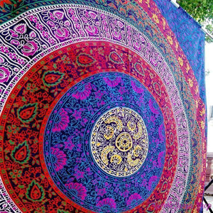 Colorful Mandala Tapestry -Tapestries & Wall Decorations My Zen Temple