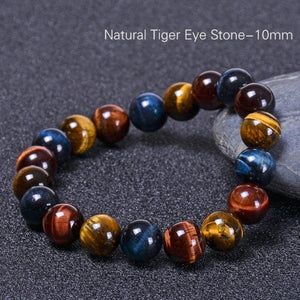 Colorful Tiger eyes Beads Bracelet -Malas and Bracelets My Zen Temple
