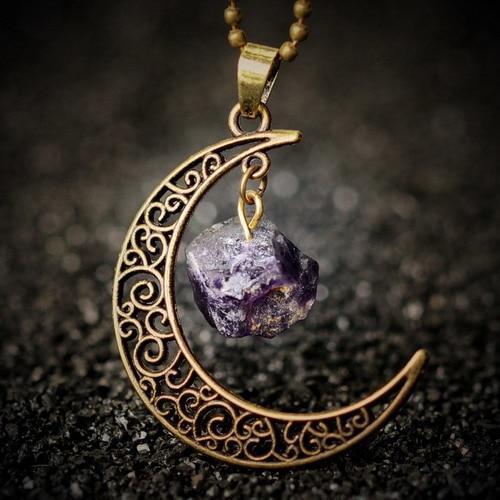 Sun & Moon Evil Eye Necklace