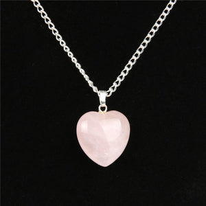 Crystal Heart Necklace – Love - My Zen Temple