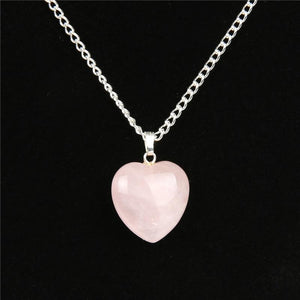 Crystal Heart Necklace -Necklaces My Zen Temple