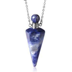 Crystal Perfume Bottle Necklace – Healing - My Zen Temple