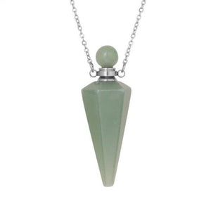 Crystal Perfume Bottle Necklace – Healing - My Zen Temple