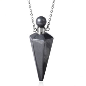 Crystal Perfume Bottle Necklace – Healing - My Zen Temple