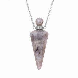 Crystal Perfume Bottle Necklace – Healing - My Zen Temple