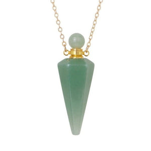 Crystal Perfume Bottle Necklace – Healing - My Zen Temple