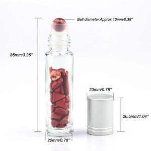 Crystal Roller Bottle – 12 Gemstones - My Zen Temple