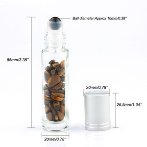 Crystal Roller Bottle – 12 Gemstones - My Zen Temple