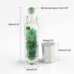 Crystal Roller Bottle – 12 Gemstones - My Zen Temple