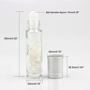 Crystal Roller Bottle – 12 Gemstones - My Zen Temple